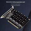 4-Port M.2 NVME SSD To For PCIe 3.0 4.0 X16 Connector Expansion Card 4 X 32Gbps Full-speed Signals Electrical Equipment