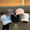 2PCS Adjustable Embroidered Bow Baseball Cap,Sun Protection,Suitable for Various Fitness Activities:Running,Fitness,Cycling Etc