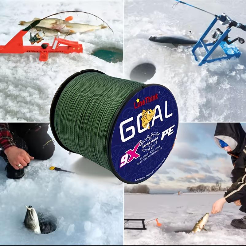 Filo da pesca intrecciato in PE resistente all'usura a 9 capi da 300 m, lancio fluido, ideale per la pesca a spinning e in mare.