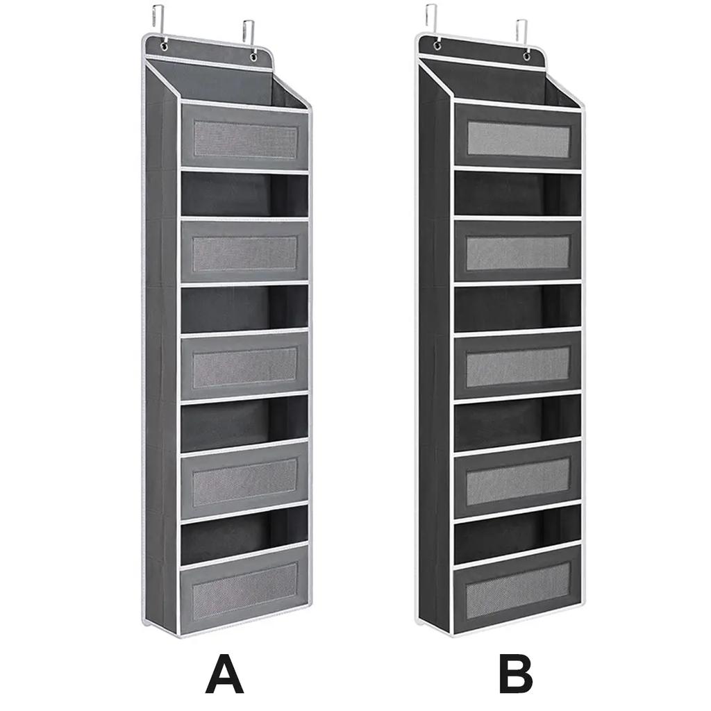 1pc Door Storage Device 5-Layer Camping Car Storage Device, Toy Diaper Bedroom Closet Wall Mounted Door Hanging Storage Device