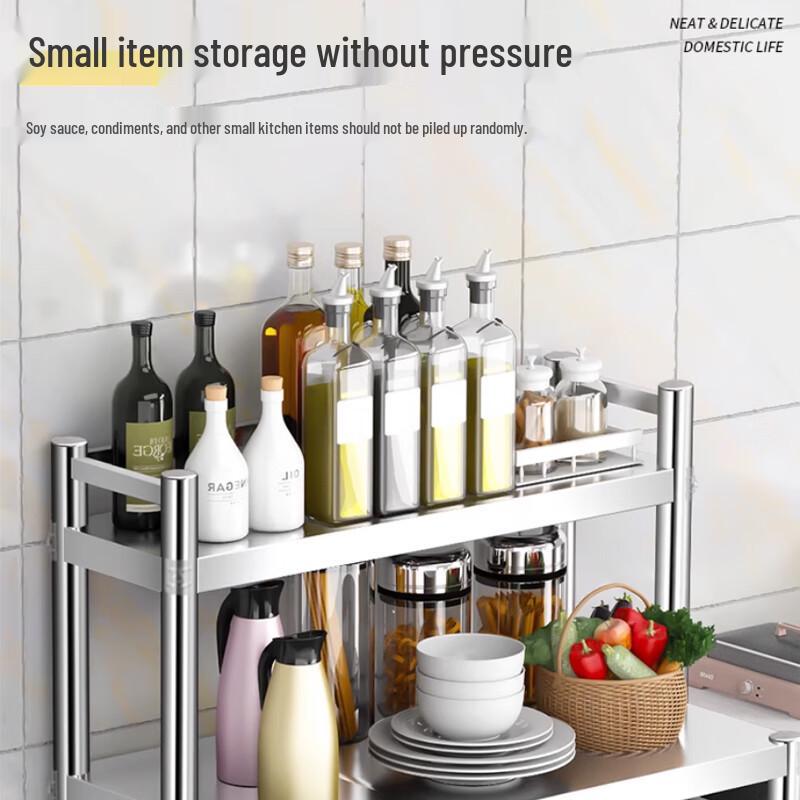 3-Tier Stainless Steel Kitchen Storage Rack