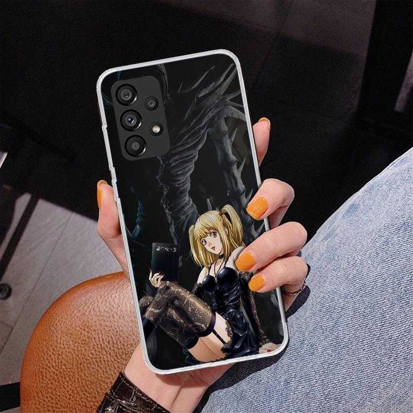 N-Note D-Death MisaMisa Phone Case For Samsung Galaxy A52 A32 A22 A12 A51 A31 A50S A30S A20S A10S Note 20 Ultra 10 Plus S10 A72