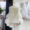 Winter junge neue imitation pelz weste frauen kurze feste farbe mantel verdickt und dünne ausländische weste