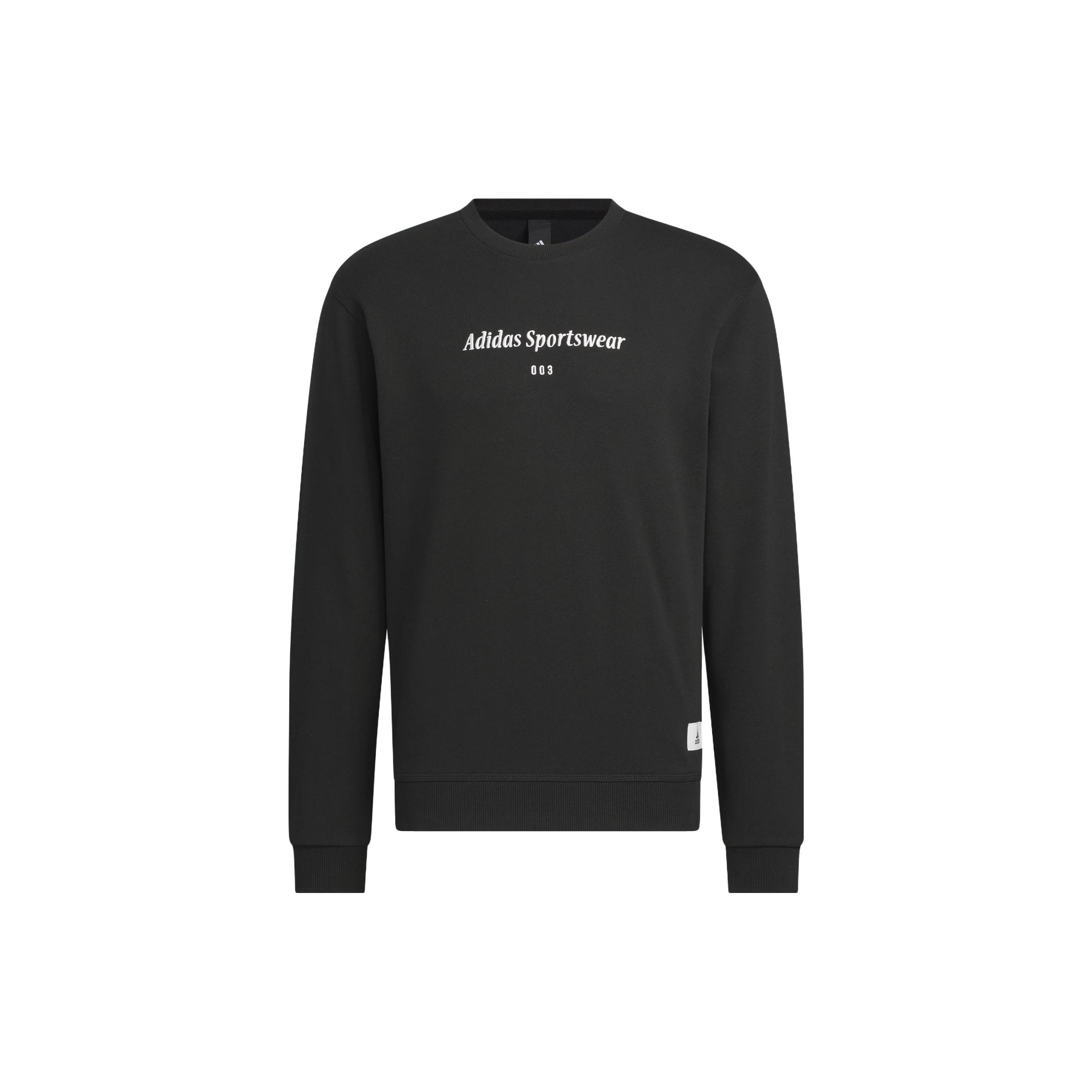 adidas Sportswear Lounge Sweatshirt  Black  Men s IQ1369 XL
