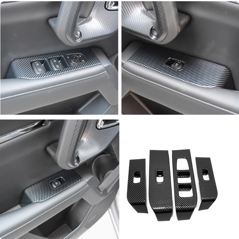 For GWM HAVAL H7 2025 2026 Carbon Fiber Interior Air Conditions Outlet Cover Gear Shift Puller Window Switch Frame Accessories