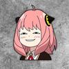 1PC Peeking Anya JDM Anime Car Stickers Waterproof Funny Auto Window Rear windshield Trunk Bumper Sunscreen Vinyl Decals