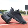 Fashion Sneaker Leather for Men Shoes Running Man Street Casual Men's Sports Shoes Wear-Resistant Support Cushion Sneakers High Elastic
