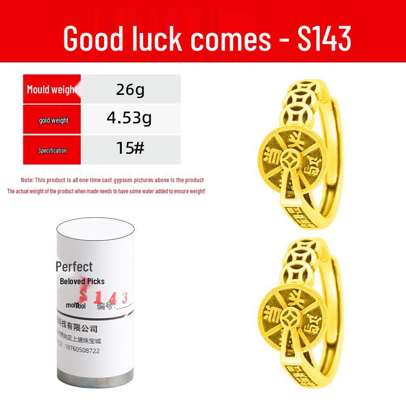 Lucky Turn Rotatable Fortune Ring - Wealth Attracting Copper Coin Band