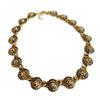 Vintage Löwenkopf Anhänger Halskette Set Mit Ohrringen Armband Damen Goldfarbene Legierung Retro Chic