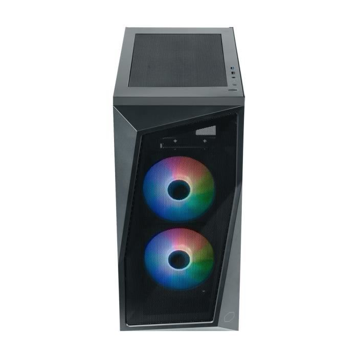 Boîtier PC Cooler Master CMP 320 - mATX - Noir - 2 ventilateurs ARGB - Options de refroidissement polyvalentes