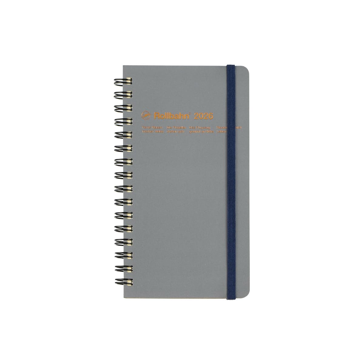 

Planner 2026 Edition Starting October Rollbahn Slim Monthly Planner [Delfonics / 2025] (Gray) серый