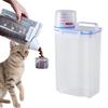Plastic Pet Food Storage Container, Large Capacity Pet Food Storage Canister, Dog Cat Food Airtight Sealed Box, 1PC