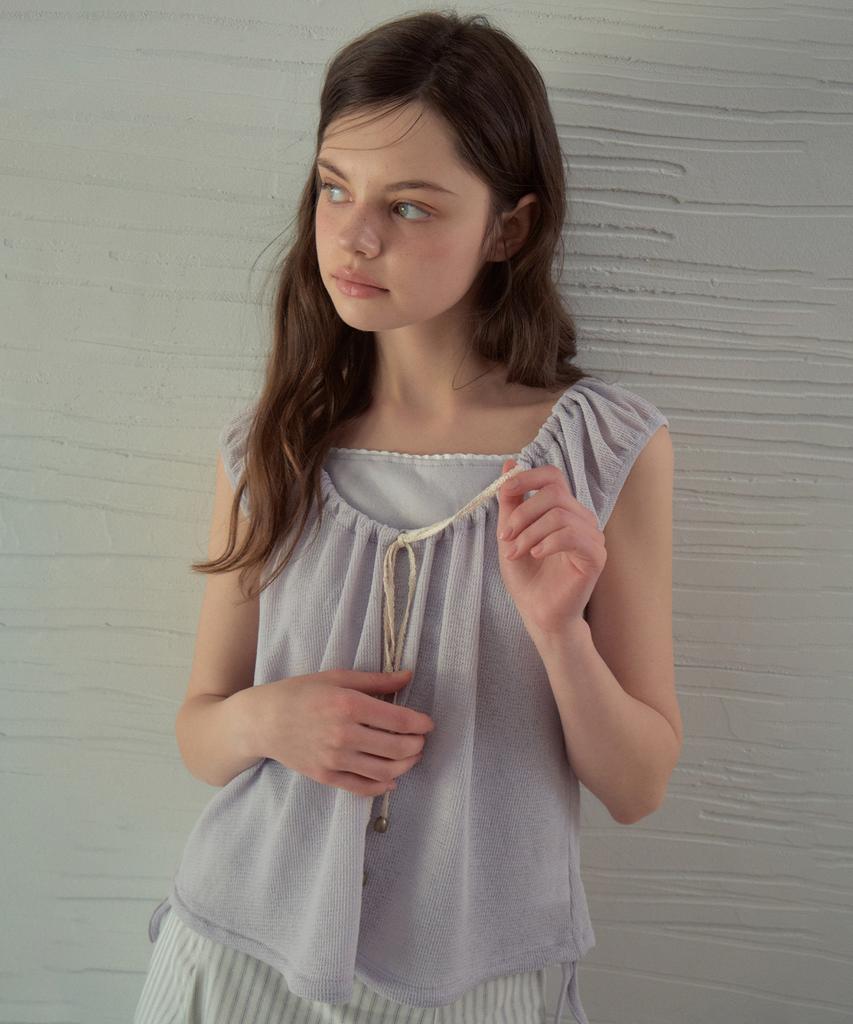 Aueonoseuteljia Net Layered T-Shirt_Milk Purple(Ob6Tp06)