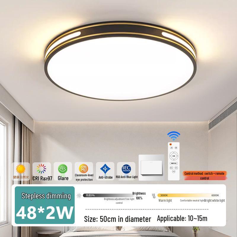 Modern LED Ceiling Light: Full Spectrum Living Room & Bedroom Illumination