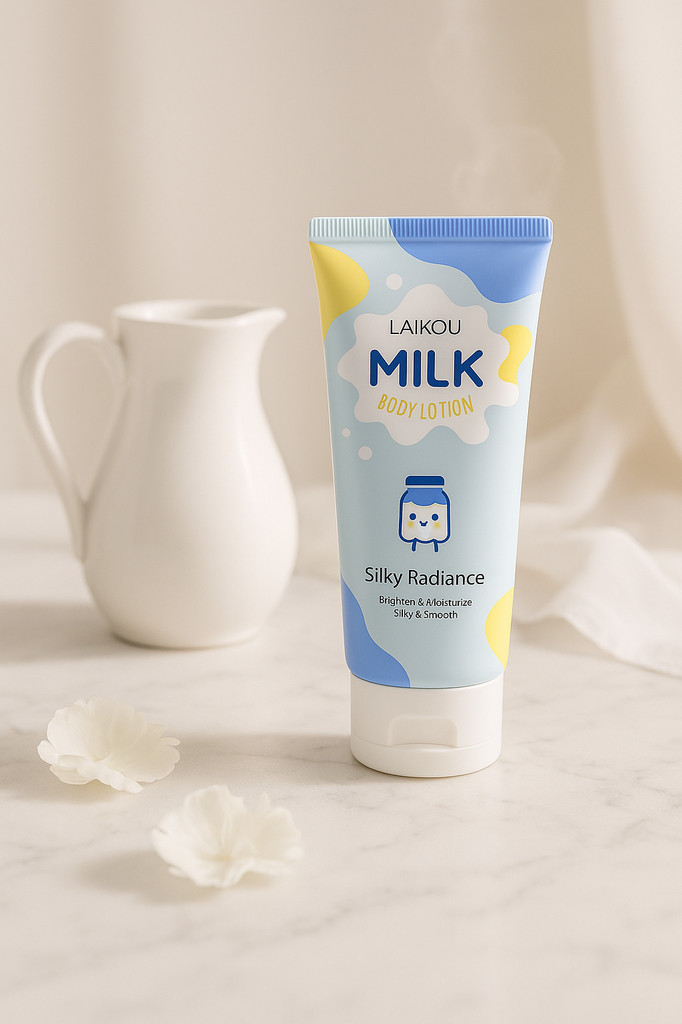 LAIKOU Milk Skin Beauty Body Lotion 120g Feuchtigkeitsspendende Körperlotion Hautpflegeprodukte