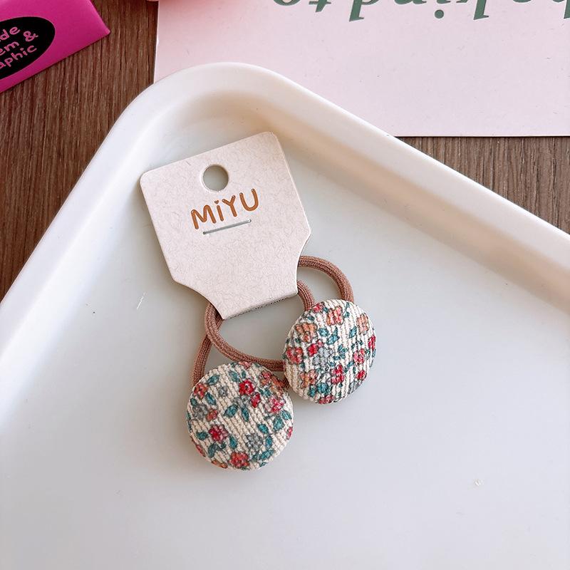 

Милые цветочные пуговицы Детские заколки для волос для маленьких девочек Детские эластичные резинки для волос Резинки Аксессуары Головной убор Головной убор Заколки для волос Заколка