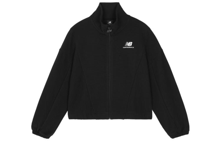 New Balance Jackets Women s Black Stand Collar Moderate Other WJ23500-BK XXL