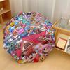 Animal Crossing Windproof Auto 8 Rib Folding Umbrella Portable Outdoor Parasol