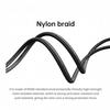 240W Digital Display Usb C To Usb C Cable 5A Type C To Type C Braided Data Cord Pd Fast Charging For Phone