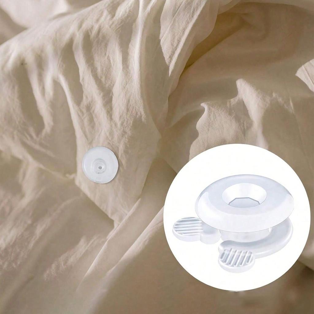 4/8pcs - Comfortable Quilt Clip Portable Blanket Sheet Accessories Fastener Clip Plastic Bed Down Quilt Rack Durable