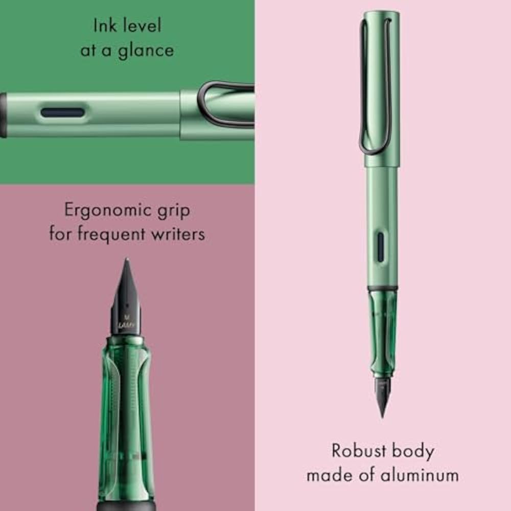 LAMY Lamy Fountain Pen EF Ultra Fine Alphabet Ulster Sage L0E7-EF Limited Regular Imported