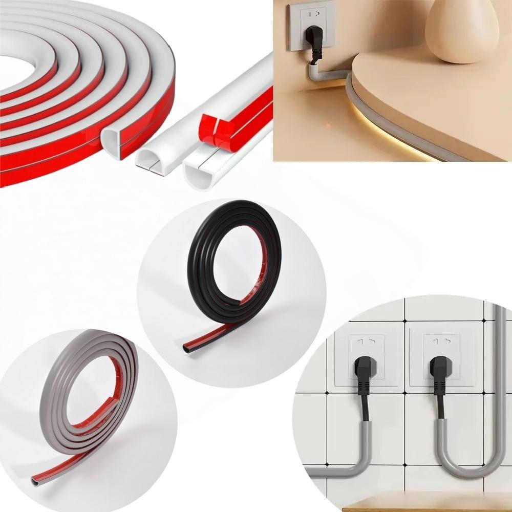 1PC 3metersX1.5cm Self-adhesive Trunking Cable Management Versatile Cable Management Wear-resistant Design Dimensions