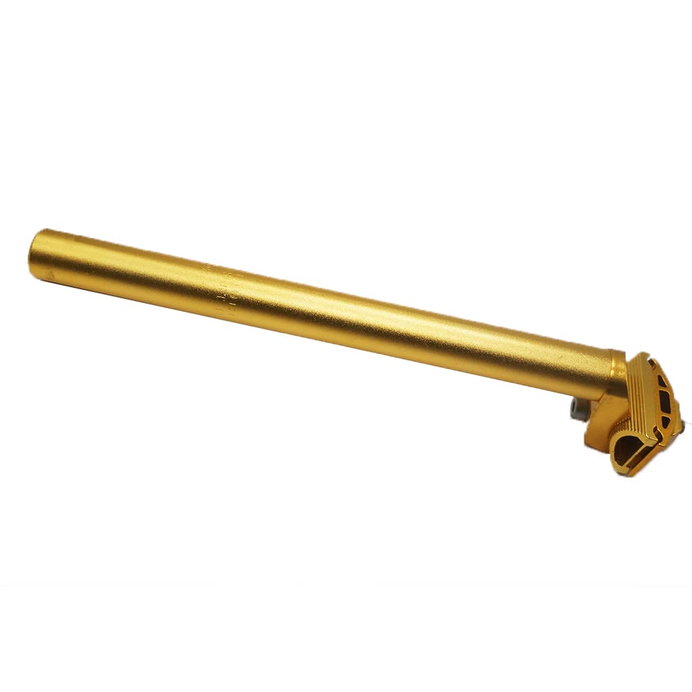 Fahrradsattelstütze 25,4x300mm Verstellbar Aluminiumlegierung Fahrradsattelrohr Stoßfest Horizontal Fahrradsattelstütze für MTB Rennrad BMX