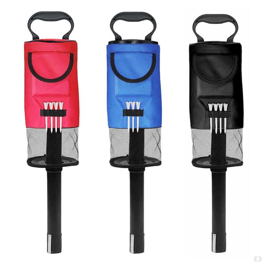 Golf Ball Retriever Accessories Pocket Tee Holder Portable Grabber Golfers Gifts