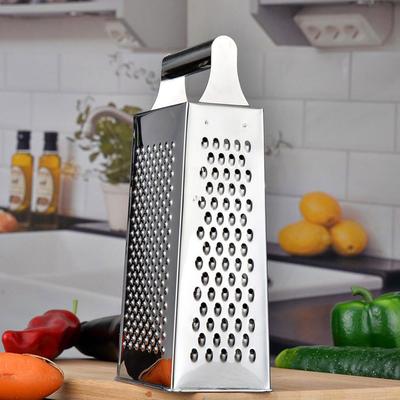 Veggie Shredder Handheld Edelstahl Reibe Gemüse Chopper Küche Werkzeuge Silber