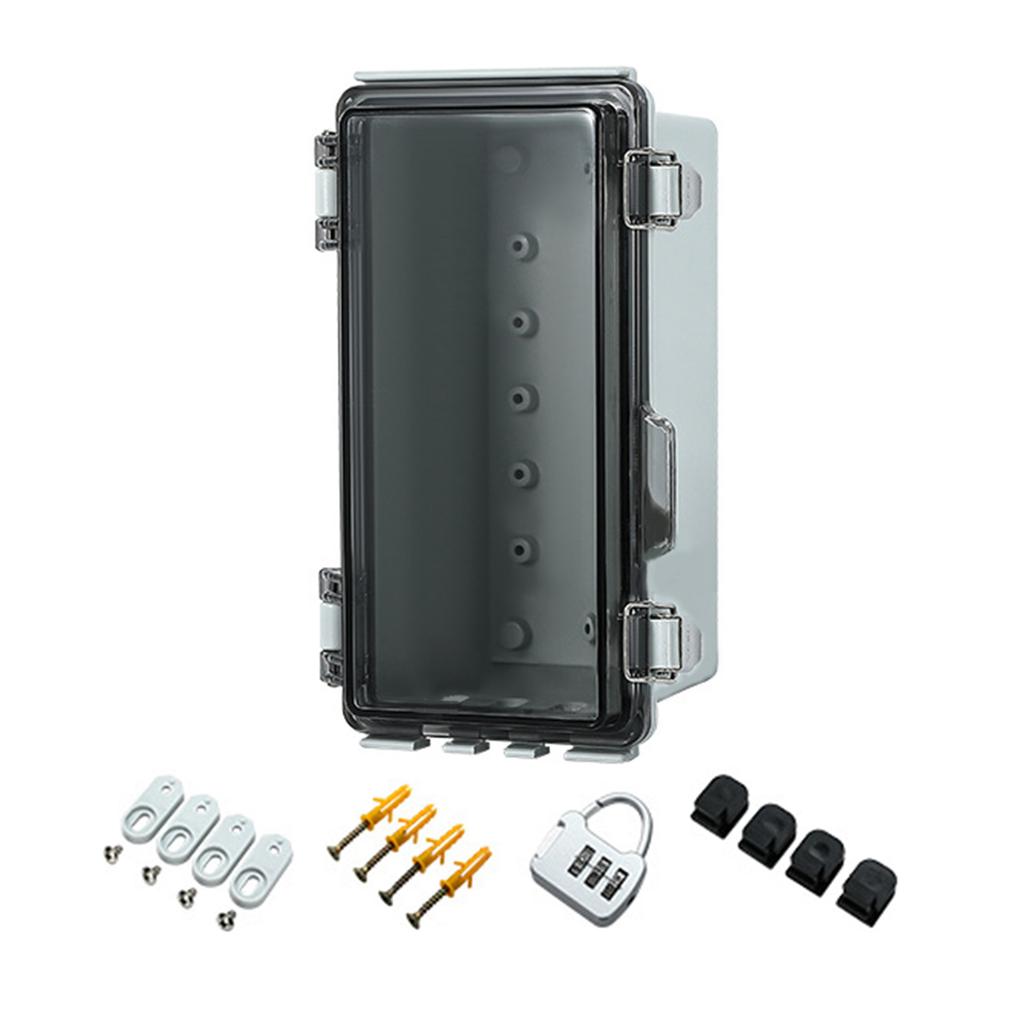 Waterproof Designs Junctions Box Outdoor Electrical Enclosures With Lock and Mounting Accessories Garden Supplies