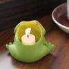 Cute Frog Candle Holder Handmade Tea Light Candle Stand Scented Candles  For Home Table Decors