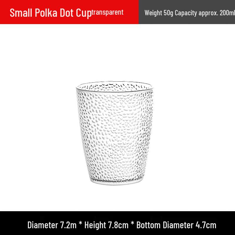 

PC Transparent Octagonal Beaded Drinking Glasses