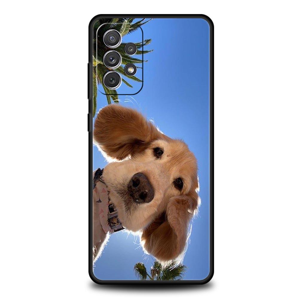 Custodia Telefono Amico Golden Retriever per Samsung Galaxy A51 A71 A21S A12 A11 A31 A52 A41 A32 A01 A23 A33 A53 A73 A03S A13 5G Cover