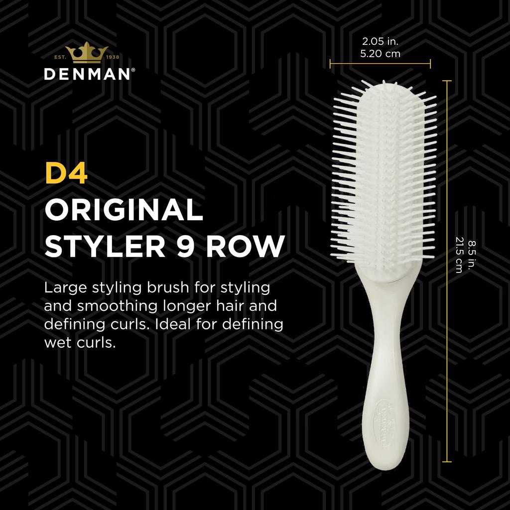 Trico Industries D4 Light Pure White Hair Brush (x 1)
