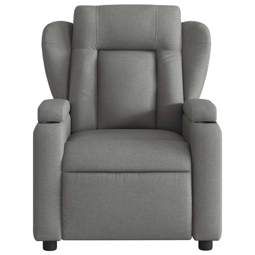 Massage Relax Chair Fabric Dark Grey