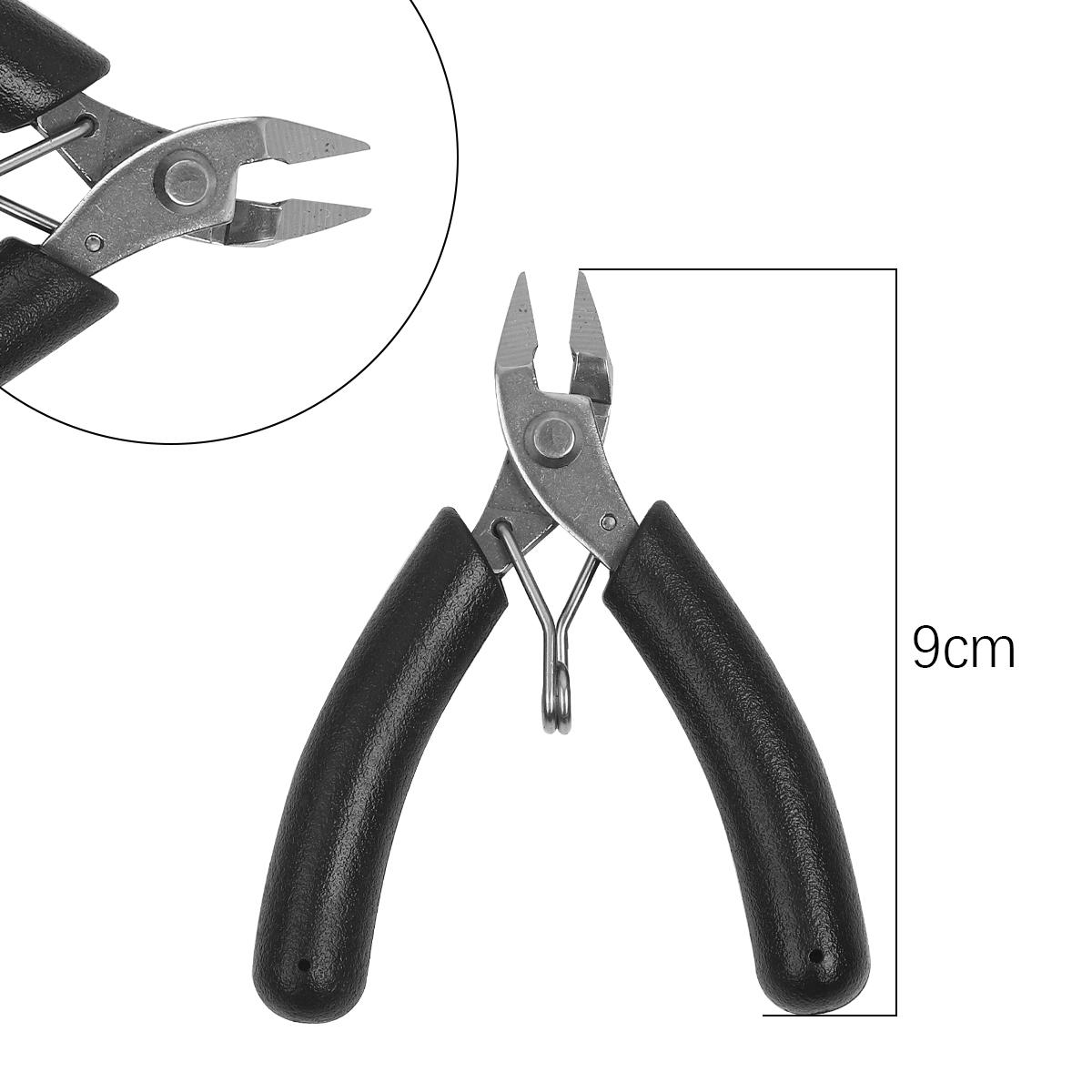 

Black Stainless Steel Jewelry Pliers DIY Making Auxiliary Hand Tool DIY Design Equipment Side Cutting Plier