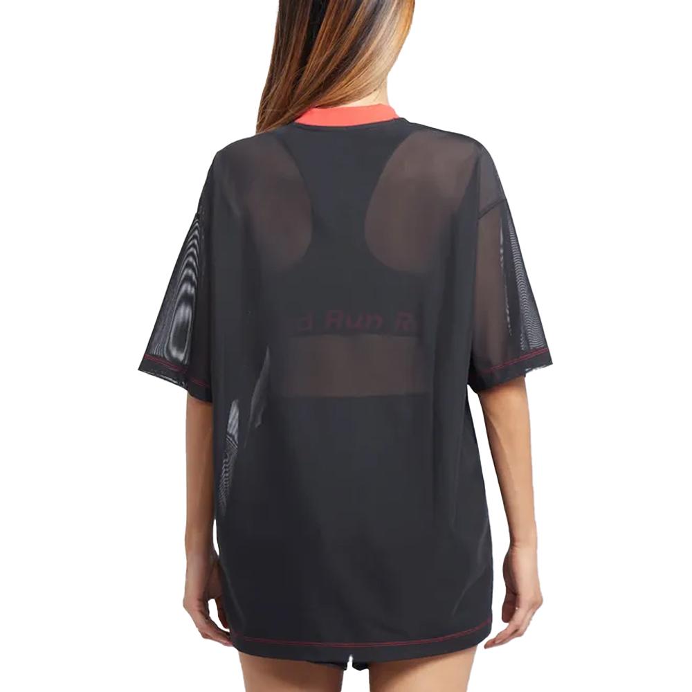 Red Run Womens/Ladies Inky Mesh Oversized T-Shirt