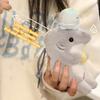 Cute Cartoon Ocean Animal Plush Keychain Kawaii Platypus Shark Otter Stuffed Doll Keyring Bag Pendant Hanging Decoration Gifts