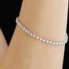[14K/Moissanite] Flower Tennis Bracelet (Part 1)