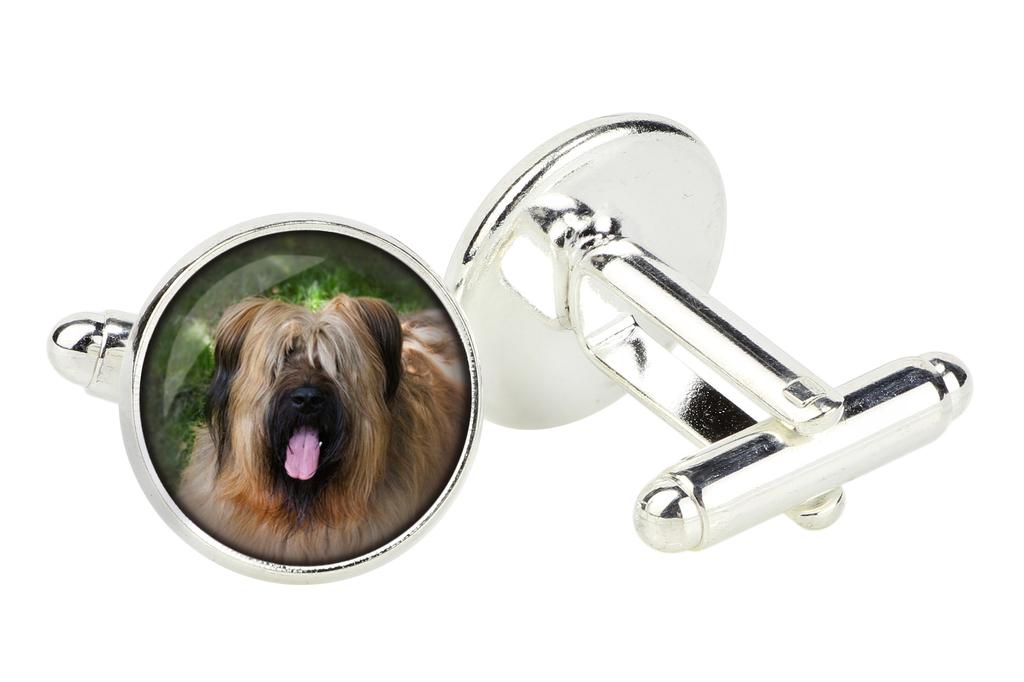 Briard, Berger de Brie - manschettknappar i en ask, handgjorda smycken, produkt från märket Art-Dog