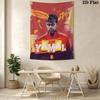 Lamine Yamal Rise  Wall Hanging Printed Fabric Blanket Decorative Tapestries for Bedroom Living Room Home Decor