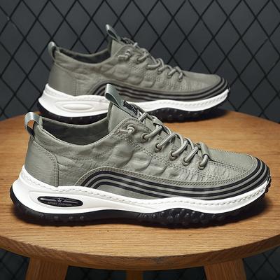 2024 New Men's Thin Breathable Casual Sports Shoes Trendy and Versatile Anti Odor Ice Silk Canvas Shoes Men's Vulcanize Shoes