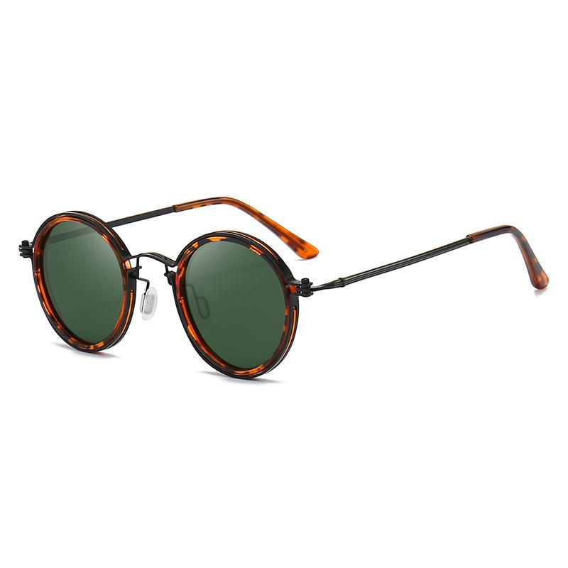 Latest Classic Vintage Sunglasses Men Round Vintage Retro UV400 Sun Eyeglasses High Quality Alloy Glasses Driving Fishing Sunglass