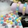 26 Buchstaben DIY Quadratisches Armband Silikonform Heim Gips Dekoration Ornament Handgefertigter Schmuck Perlenform