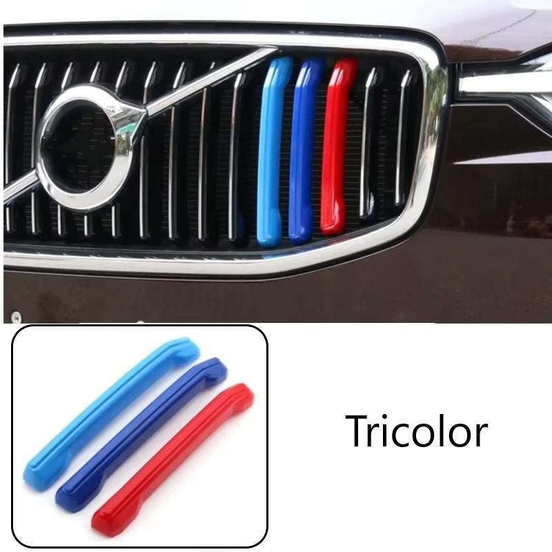 

Автостайлинг Накладка на переднюю решетку радиатора Декоративные полосы Решетки Наклейка для Volvo XC60 2018- Автомобильные внешние аксессуары 3 pieces