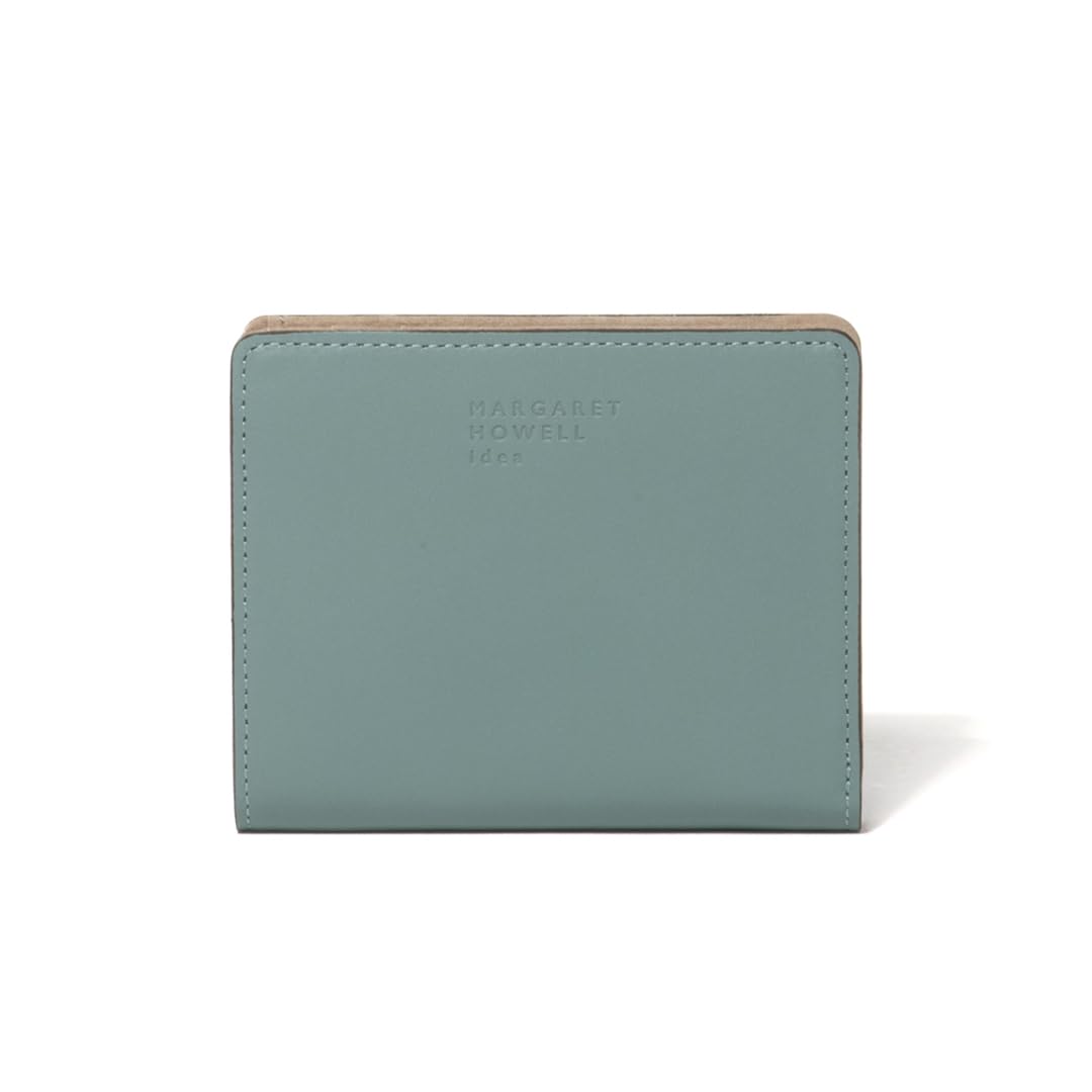 Margaret Howell Idea Folding Wallet Leather Nubuck Soft Leather MHLW4JS2 Thin-Drawn [Elm] Women s синий