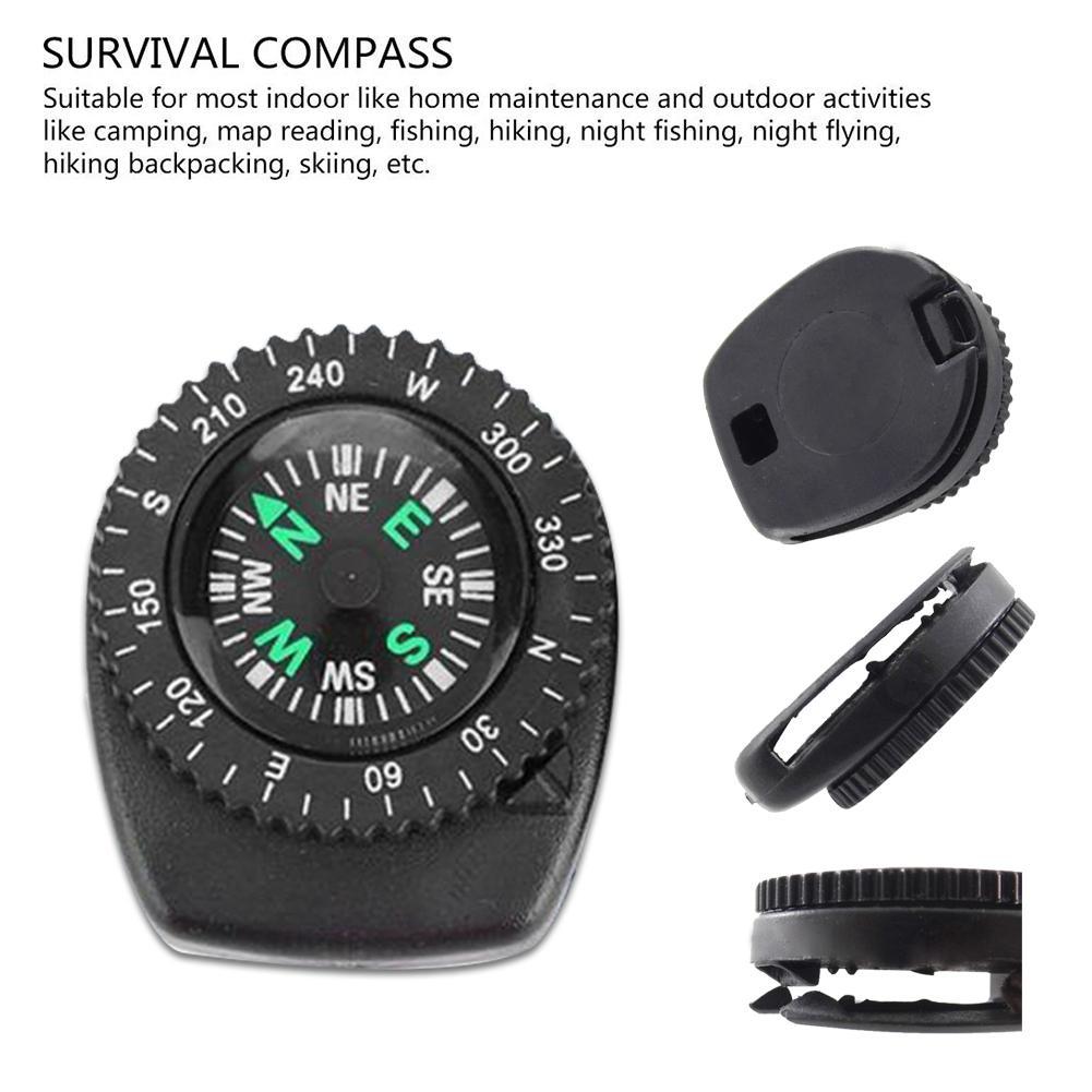 Bússola Portátil Gadget de Exterior Navegação Caminhada Acampamento Orientação Mochileiro Leitura de Mapa Bússola Acessórios de Exterior