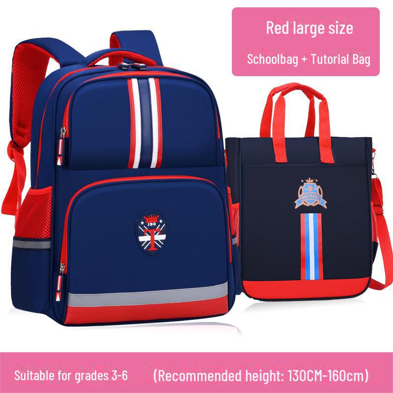 Waterproof Lightweight Backpack for Primary School Students, Ages 6-12, Grades 1-6