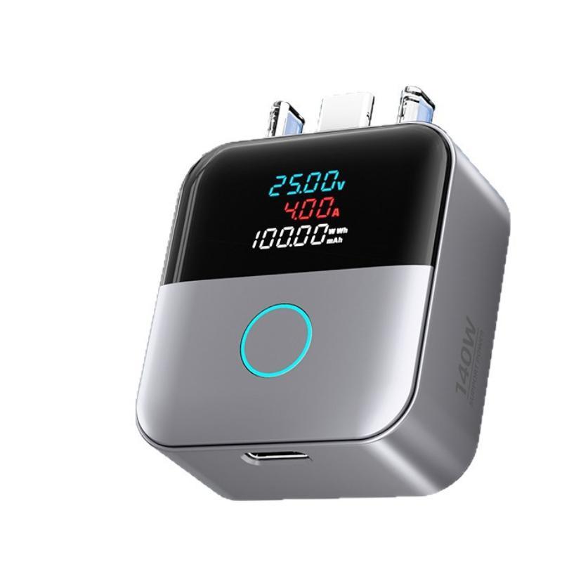 140W Smart Charging Adapter Auto Power-off Overcharge Protection Full Charge Separator for Business Trip Use