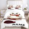 Custom Name Cartoon Harryl Bedding 3 Piece Set HD Print Duvet Cover Pillowcases for Teens Adult Bedroom Decoration